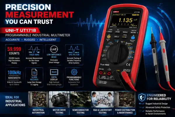 What Makes the UT171B Programmable Industrial Multimeter Stand Out?